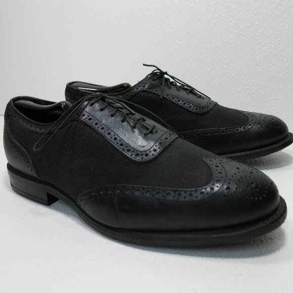 Allen Edmonds 1 Up Golf Wingtip Brogue Leather Oxfords Dress Footwear Men's 10 E - Picture 2 of 7
